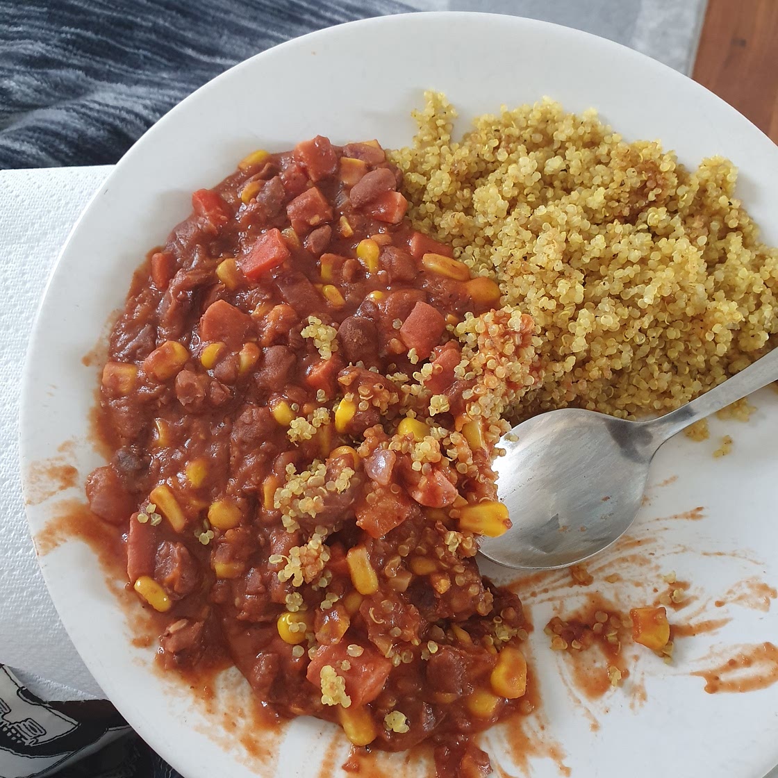 Quinoa with beans