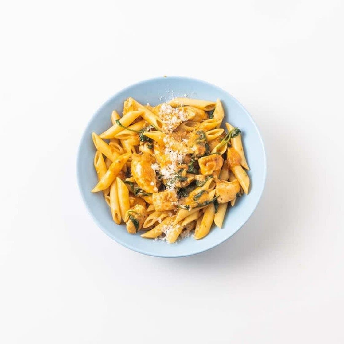 Sicilian chicken pasta with sun dried tomato sauce