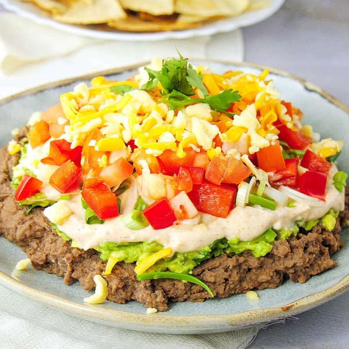 Layered bean dip