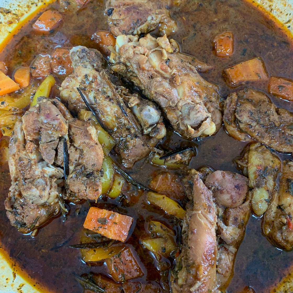Brown Stew Chicken (Cayman Style)