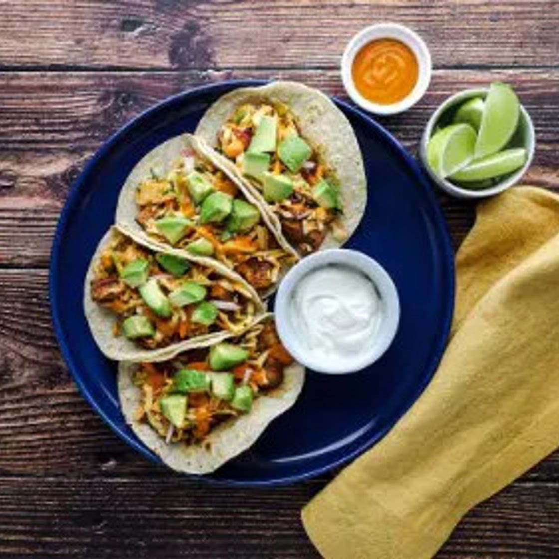 Fish Tacos with Spicy Slaw