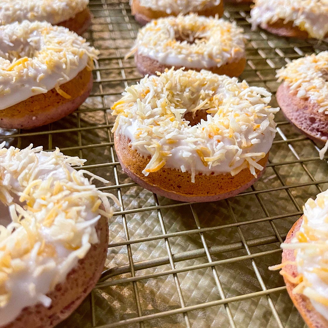 Ube Mochi Donuts