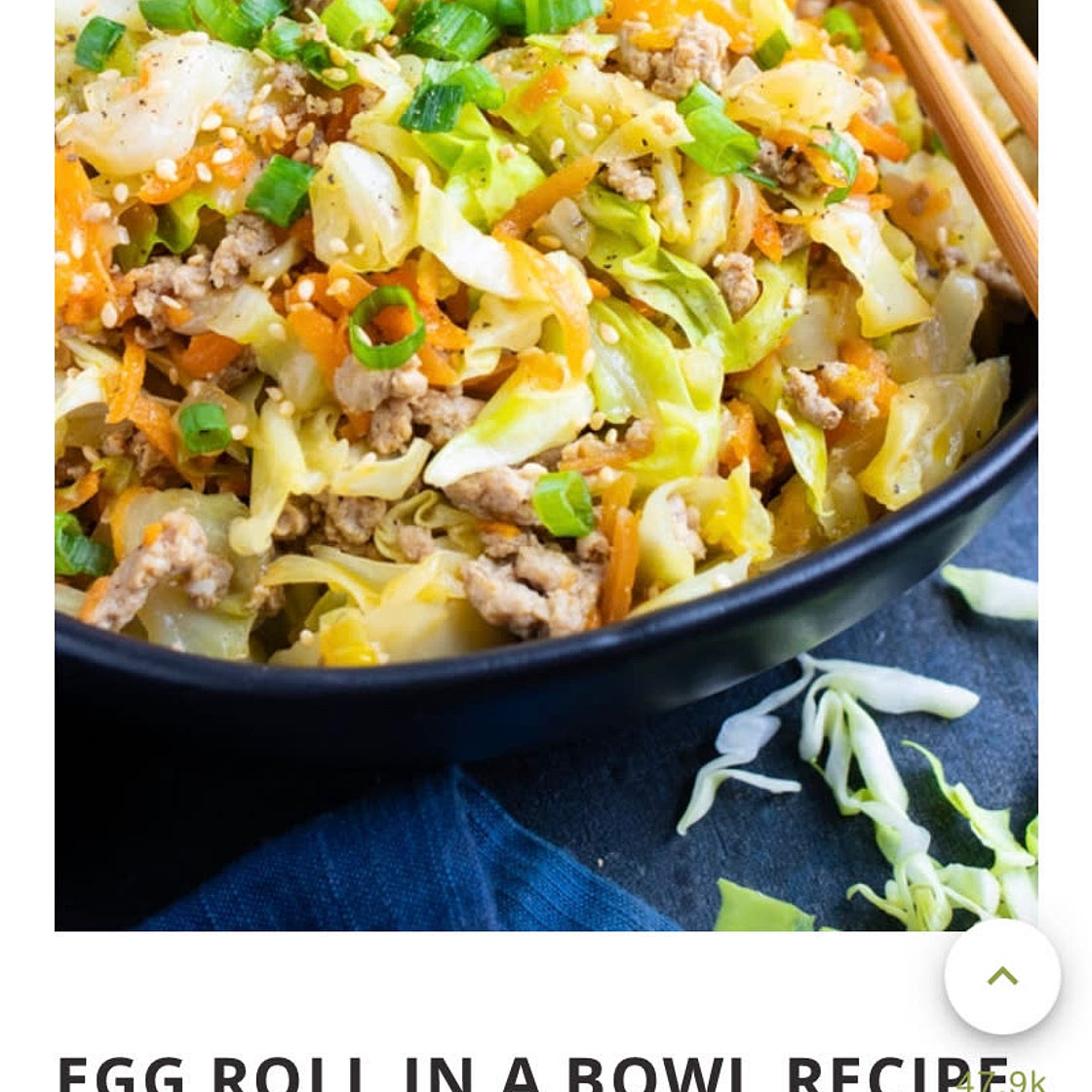 Egg Roll in a Bowl
