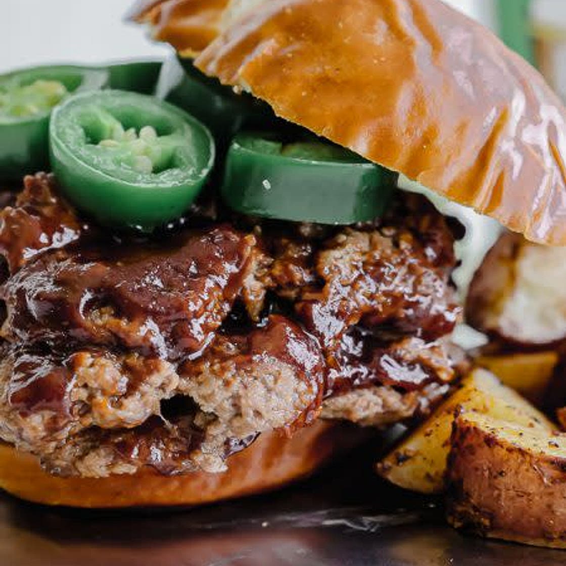 Not So Sloppy Joe BBQ Burgers | Tony Chachere's