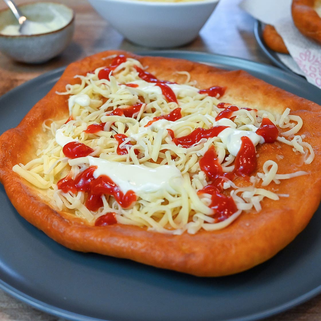 Langos Recipe | How To Make Langos (Fried Dough)