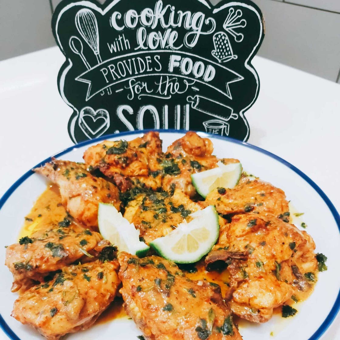 Garlic Mayo Roast Chicken🍗