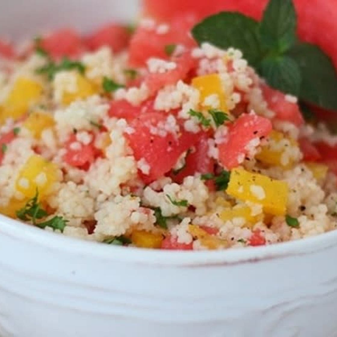 Watermelon Couscous Salad
