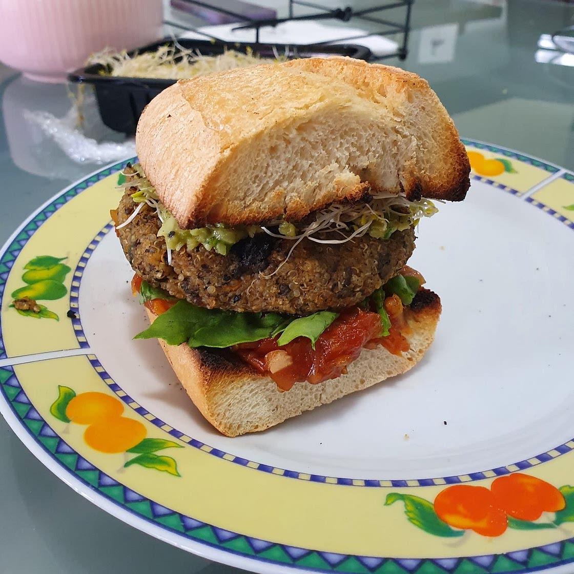 Stellar Quinoa Burger