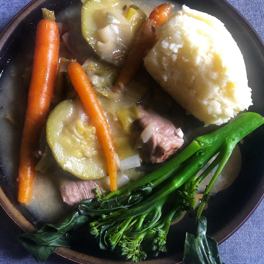 Falklands Islands Lamb Casserole with seasonal vegetables