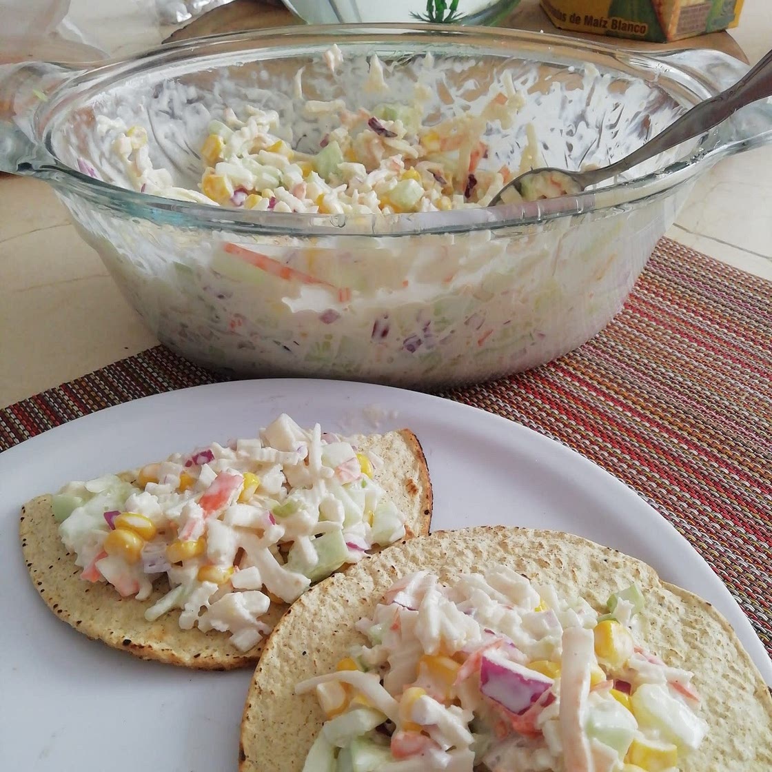 Receta de Ensalada de surimi