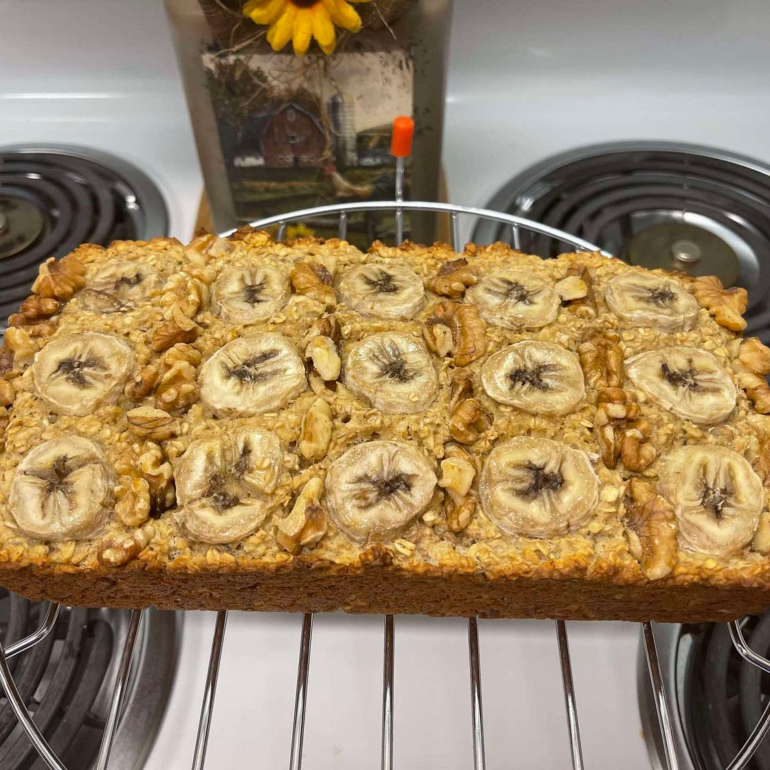 Banana Oatmeal Bread