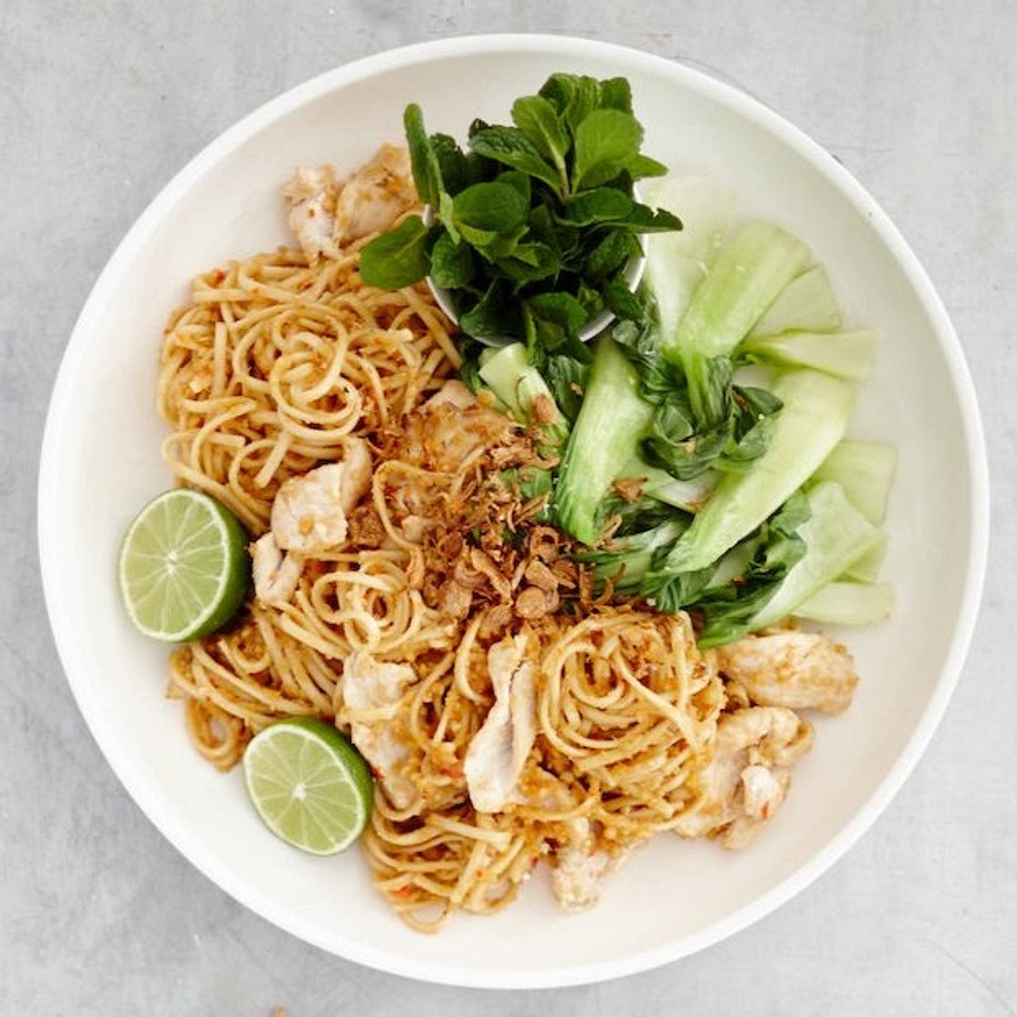 Thermomix Peanut Chicken Noodles Recipe | alyce alexandra