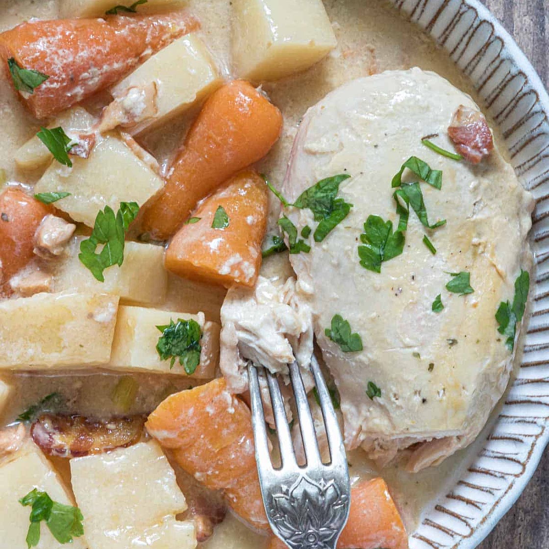 Crockpot Ranch Chicken Casserole