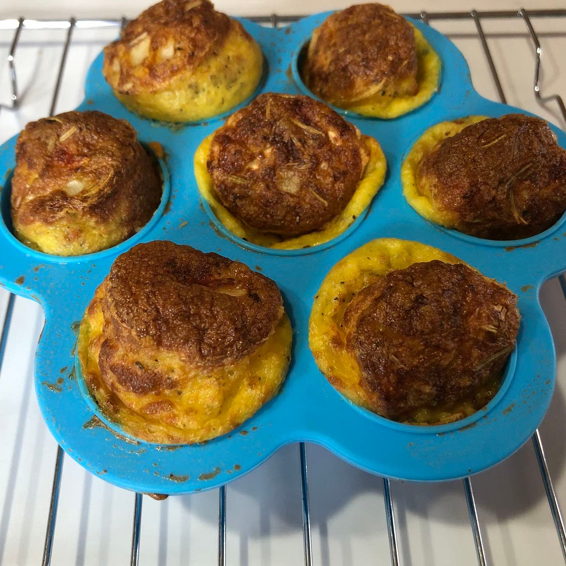 JUST Egg (egg-free, dairy-free) Air Fryer Quiches