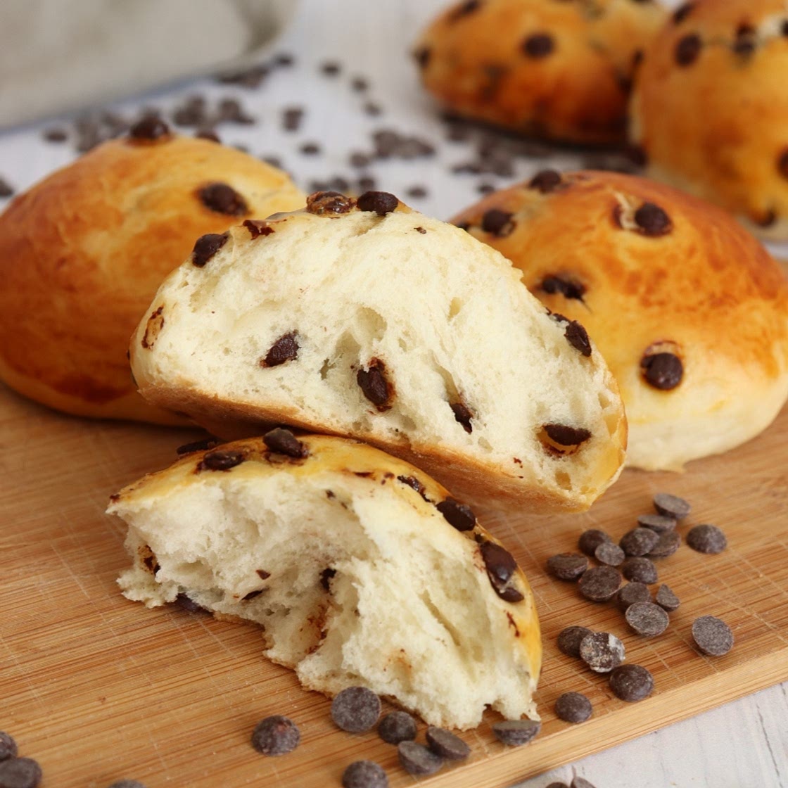 BRIOCHETTES AUX PEPITES DE CHOCOLAT façon Doowap