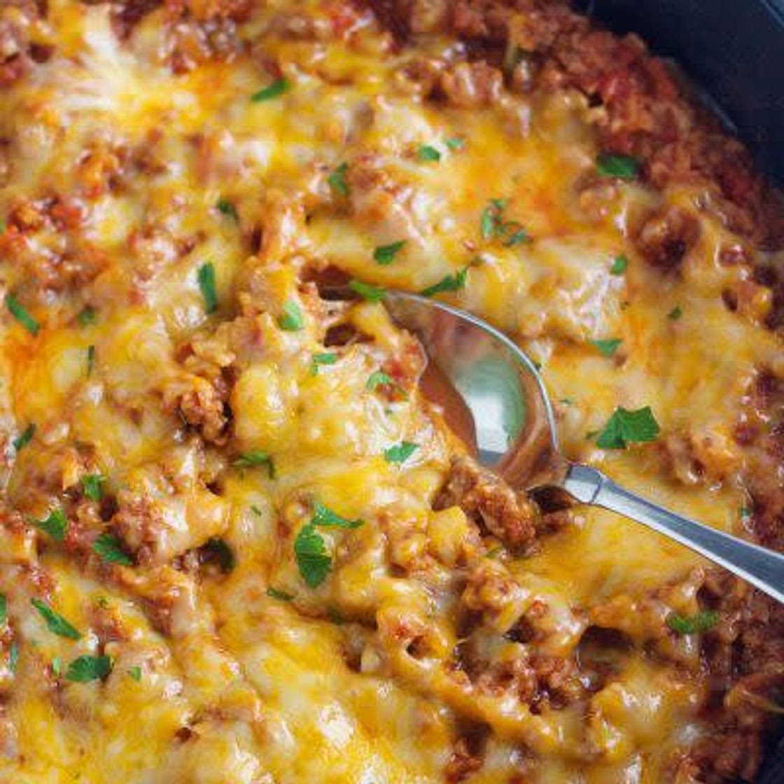 Riced cauli taco skillet