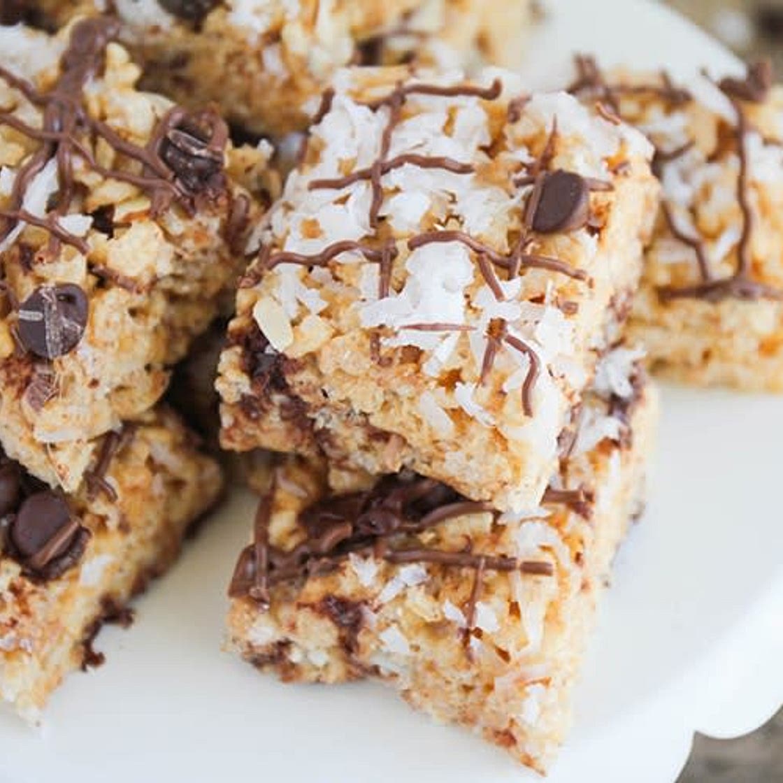 Almond Joy Rice Krispie Treats