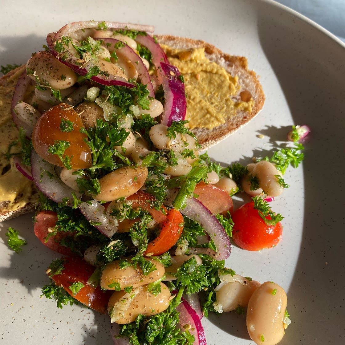 Za'atar Butter Bean Salad
