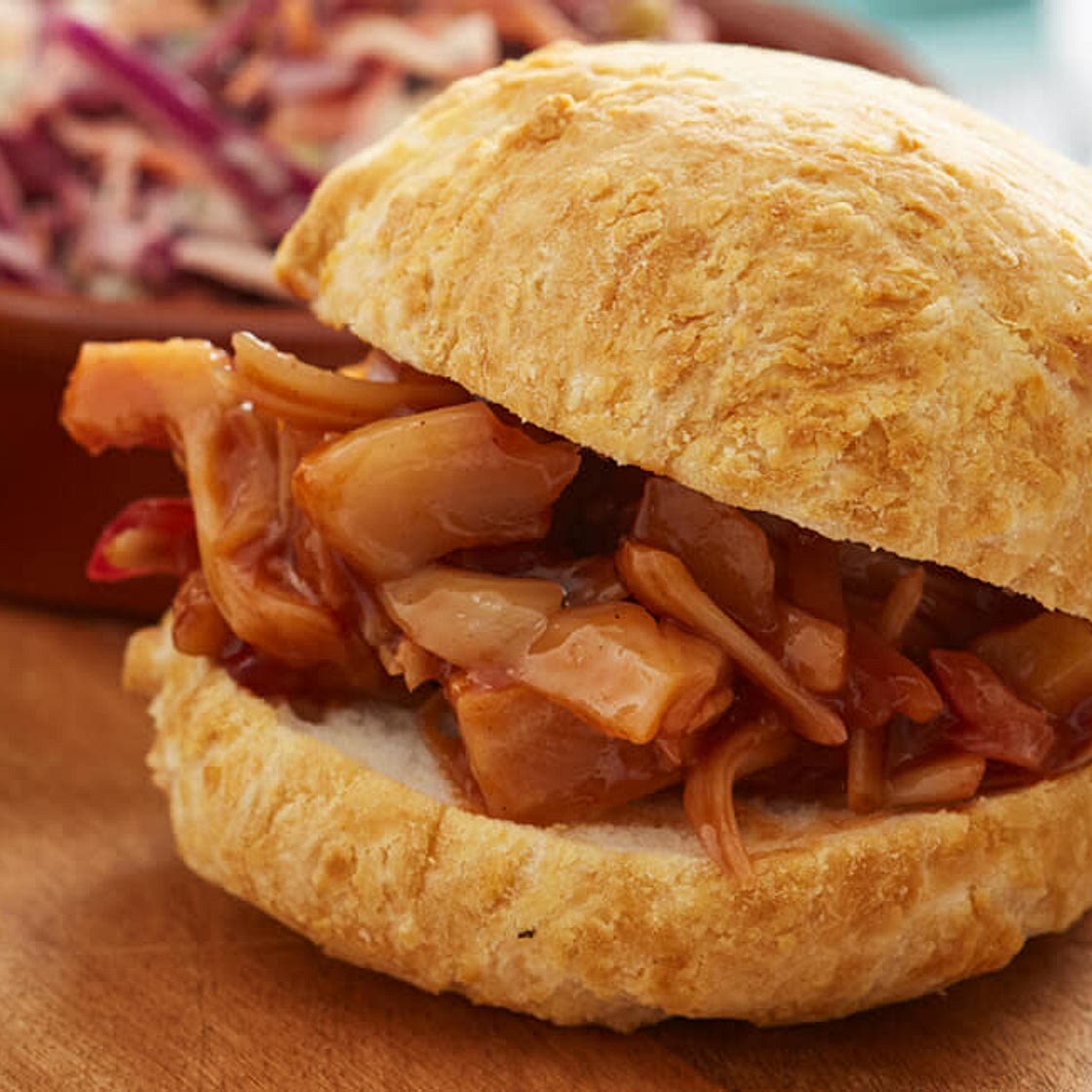 BBQ Pulled Jackfruit Sandwiches