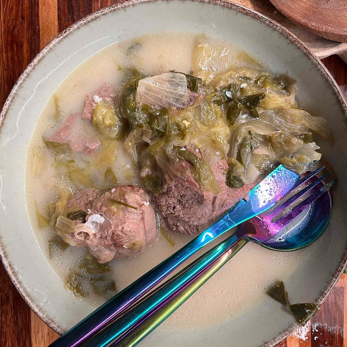 Lamb fricassee