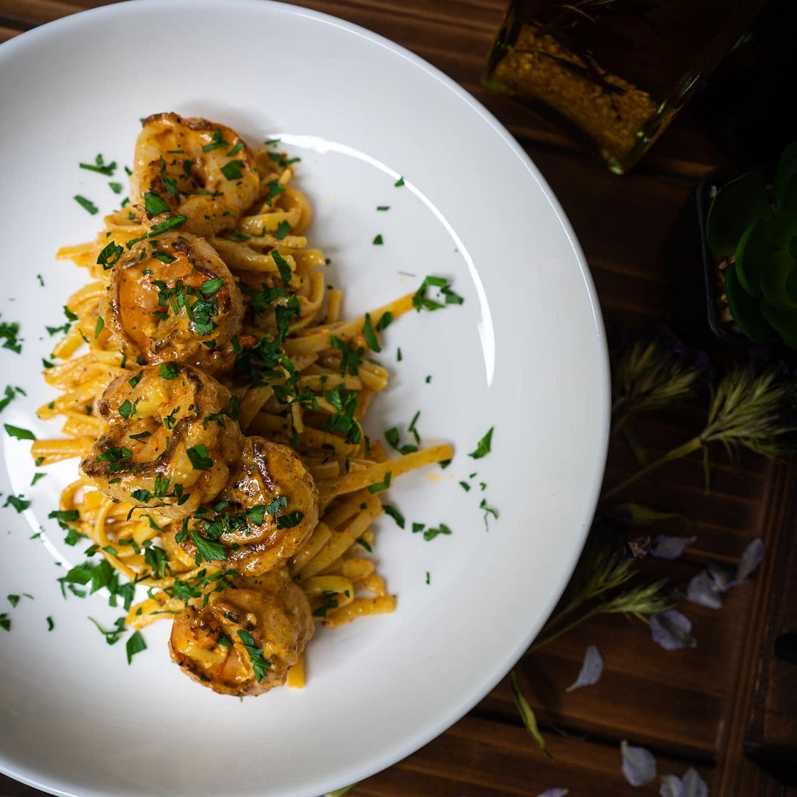 Creamy Cajun Shrimp Alfredo
