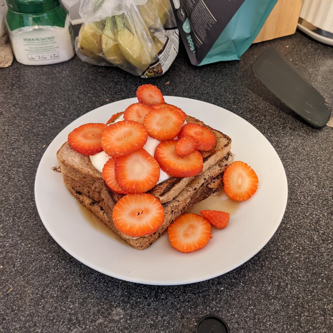 Low calorie french toast