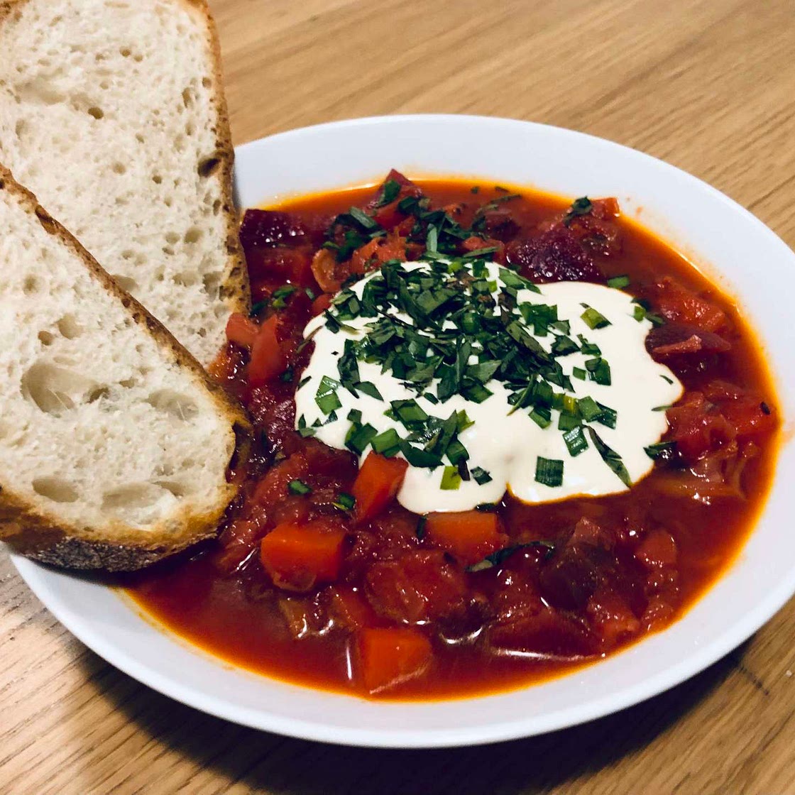 25. Red Borscht