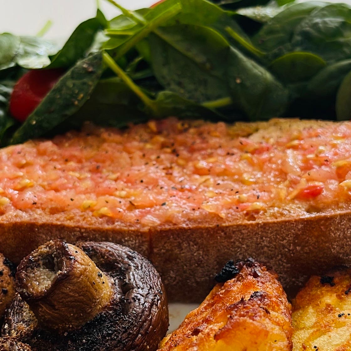 Pan con tomate 