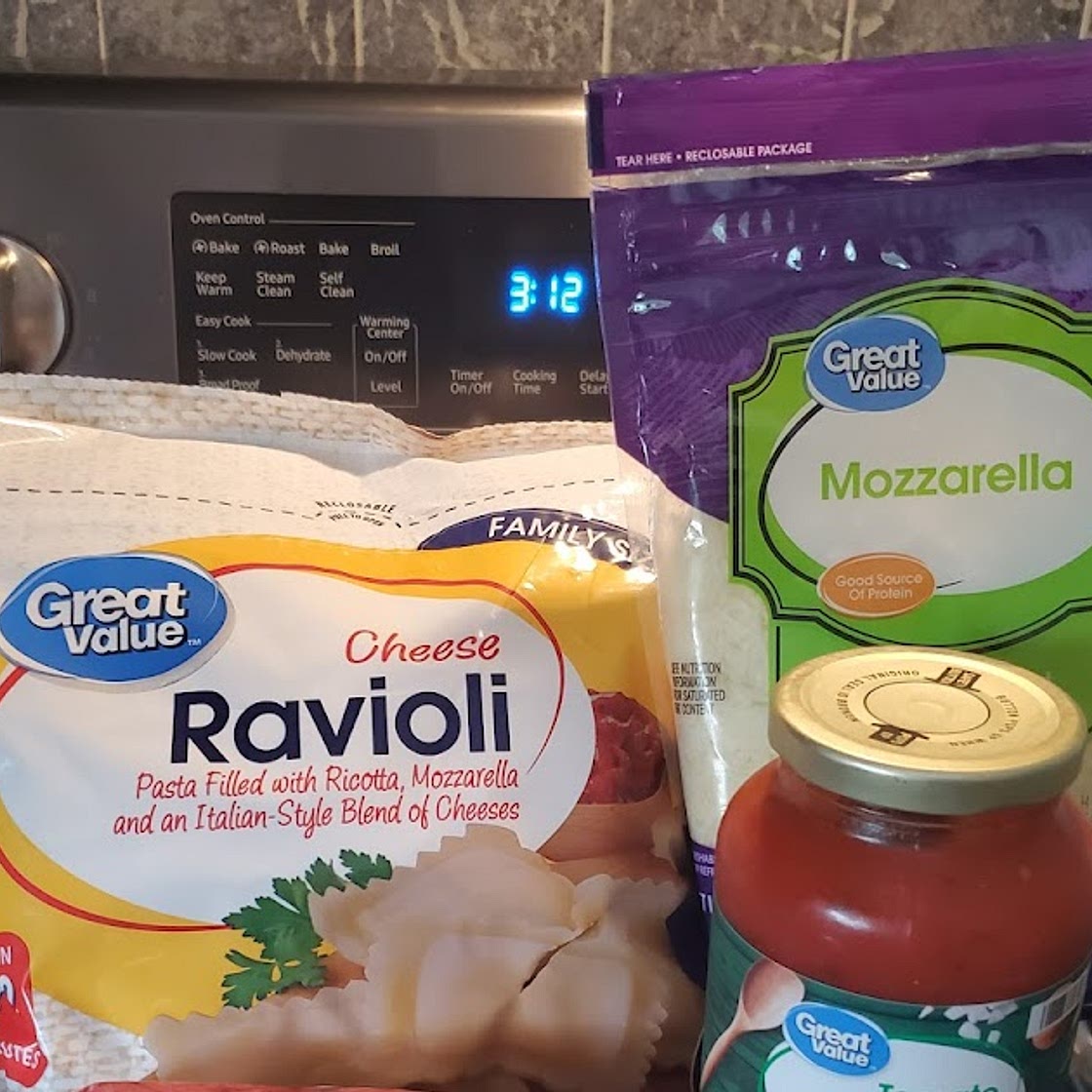 Cheesy Ravioli Bake - Total Cost $12.78