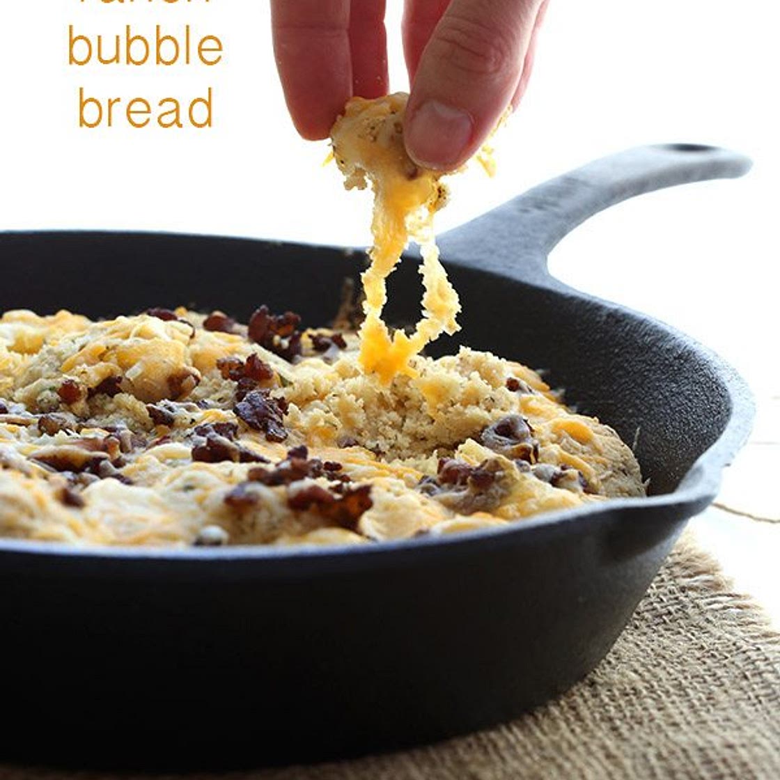 Cheesy Bacon Ranch Bubble Bread