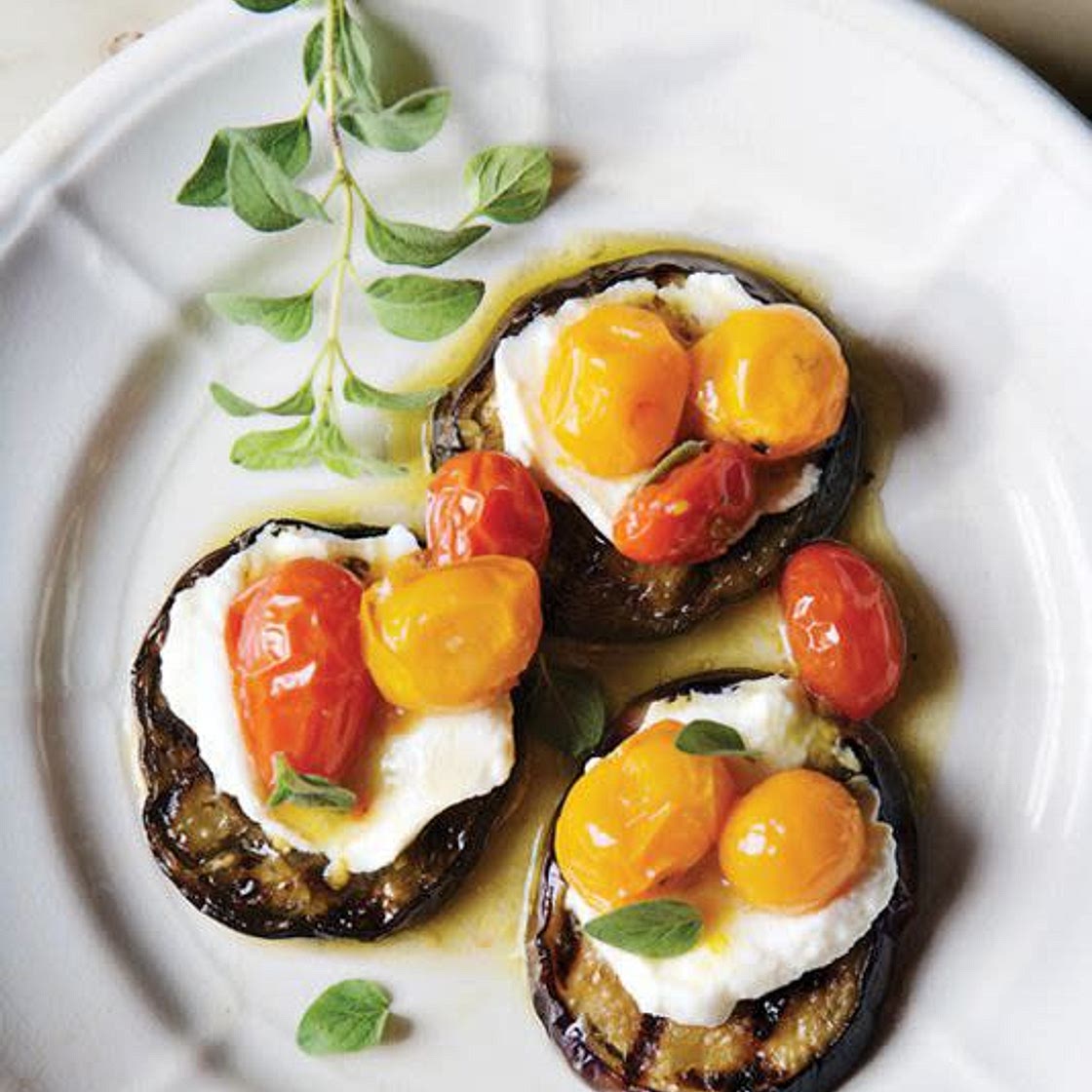 Griddled Eggplant Rounds