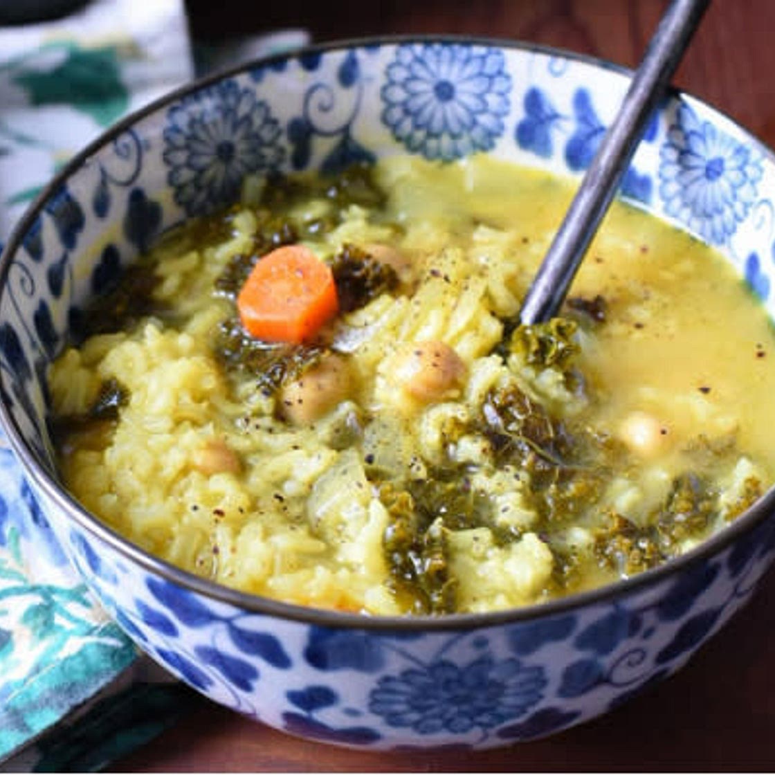 Greek Lemon Soup With Chickpeas