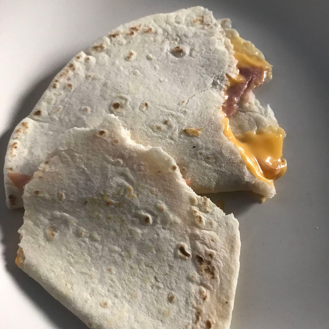 quesadilla with ham