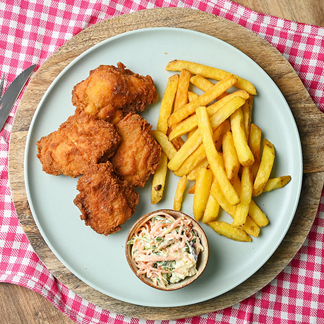 Breaded Deep Fried Chicken Wings