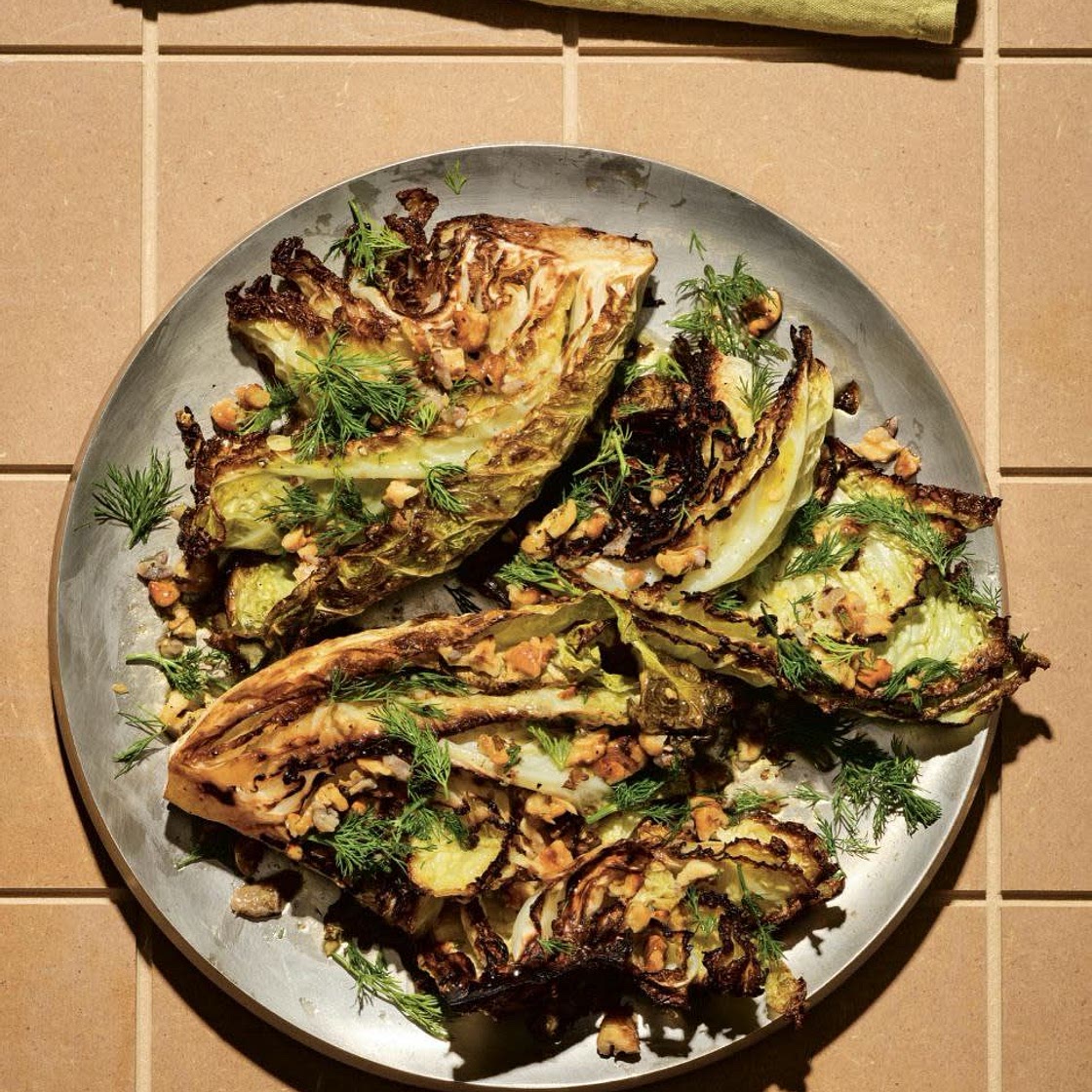 Fall-Apart Caramelized Cabbage Smothered in Anchovies and Dill