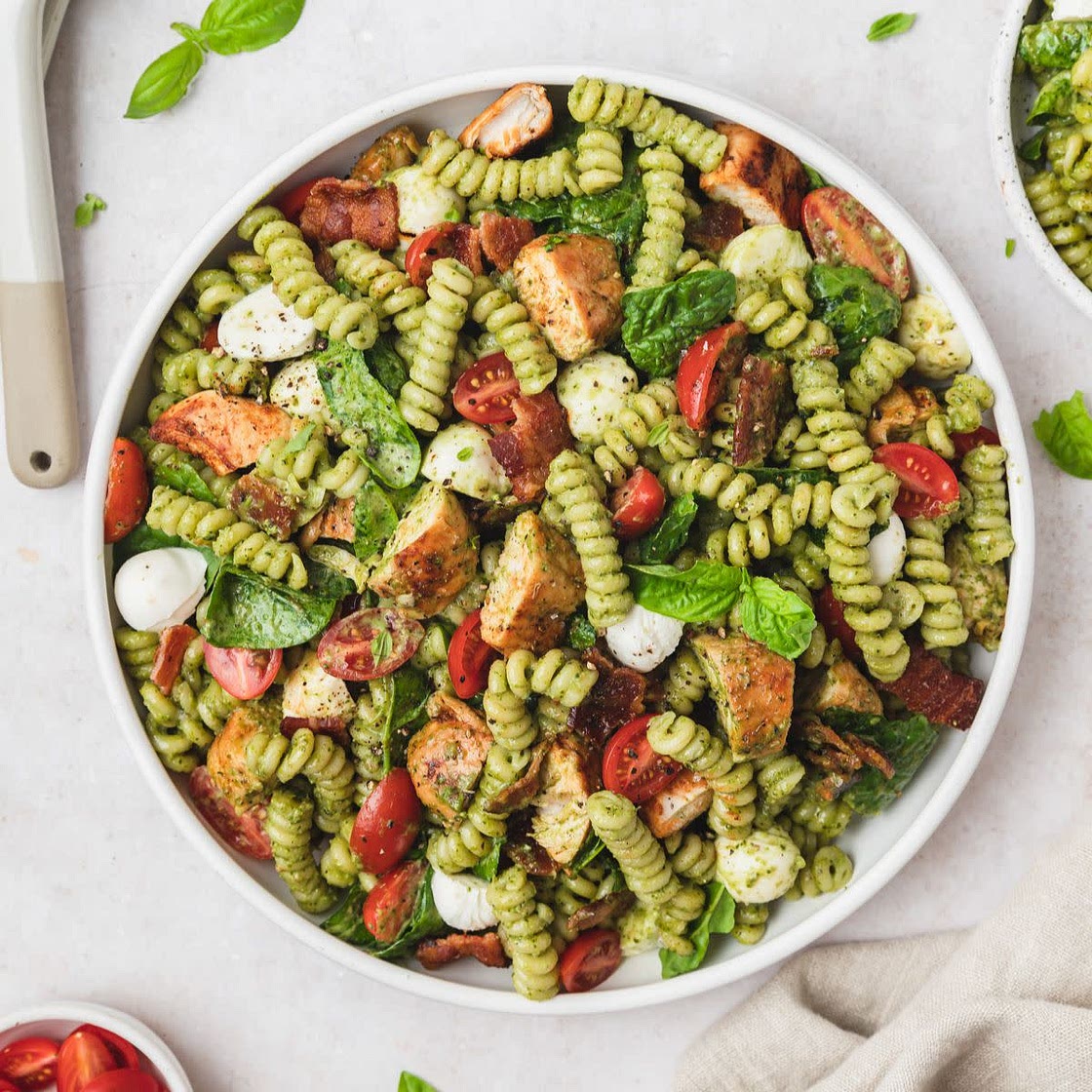 Chicken Pesto Pasta Salad