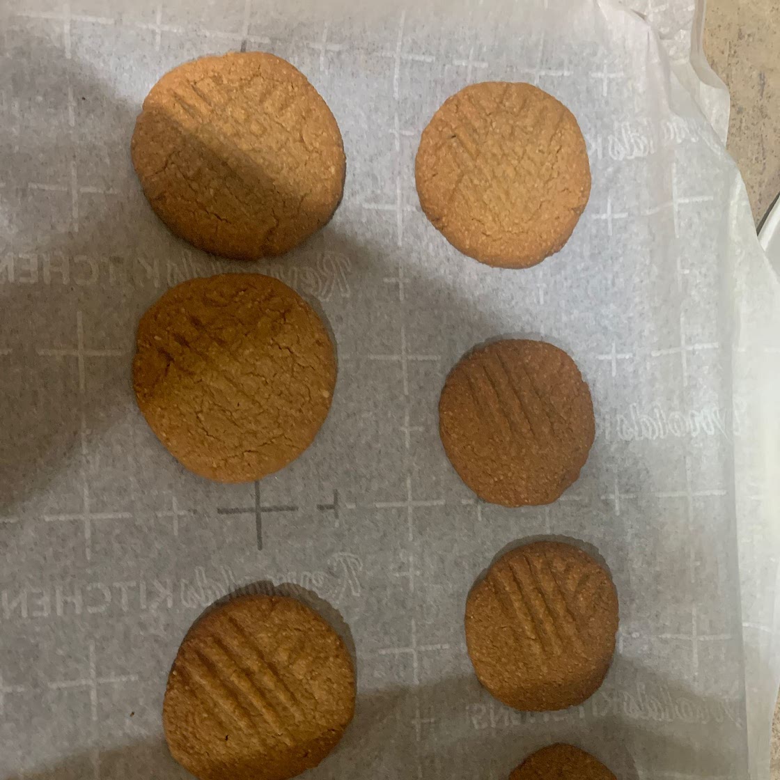 Keto Peanut Butter Cookies ( Almond Flour)