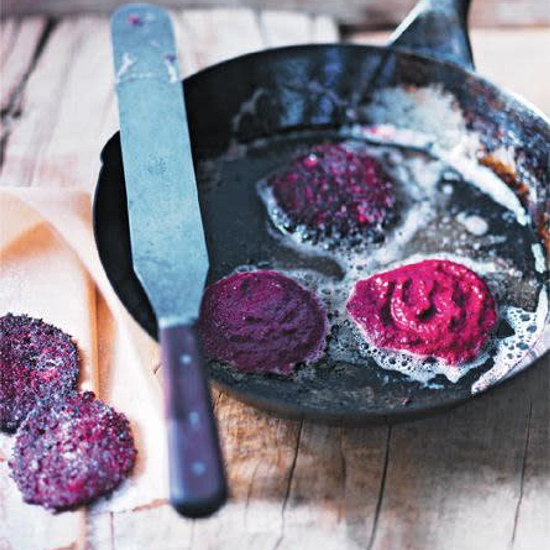 SWEET BEETROOT PANCAKES