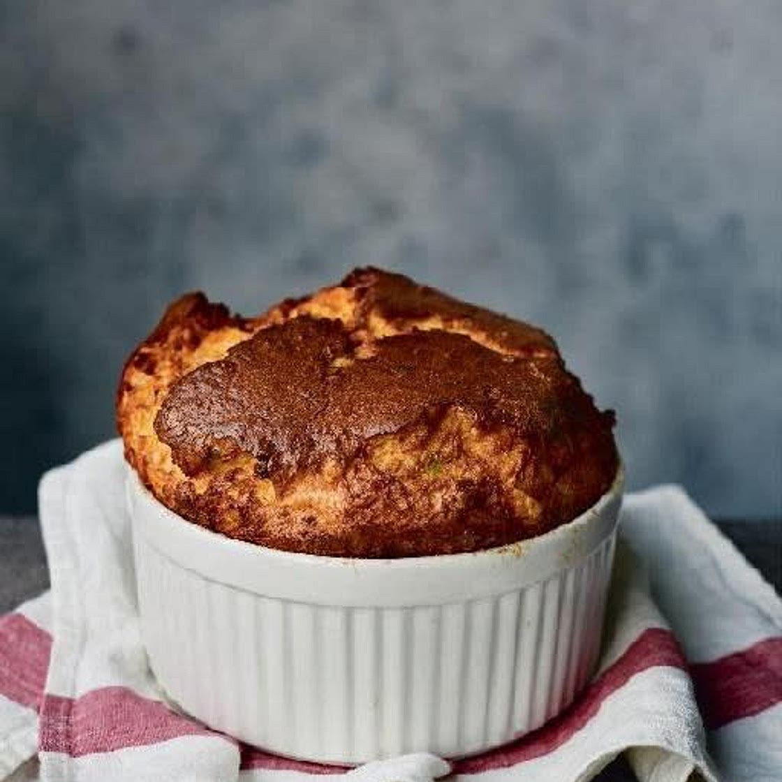 Cornmeal and Harissa Soufflé