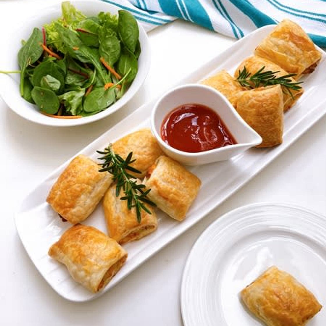 Chicken and Parmesan Sausage Rolls