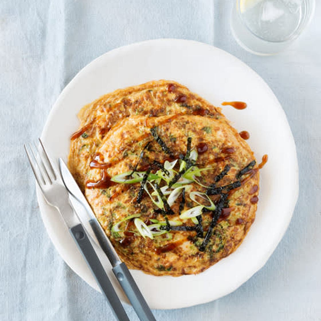 Japanese Tofu & Cabbage Pancake