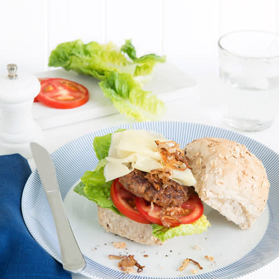 Homemade Cheeseburger