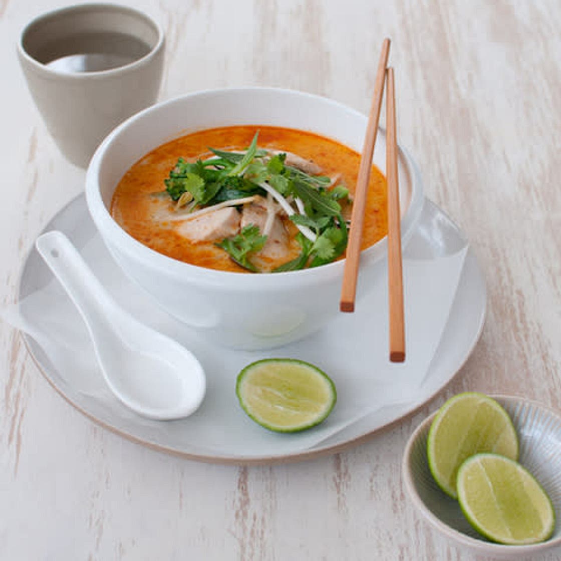 Chicken & Broccolini Laksa (Healthy)
