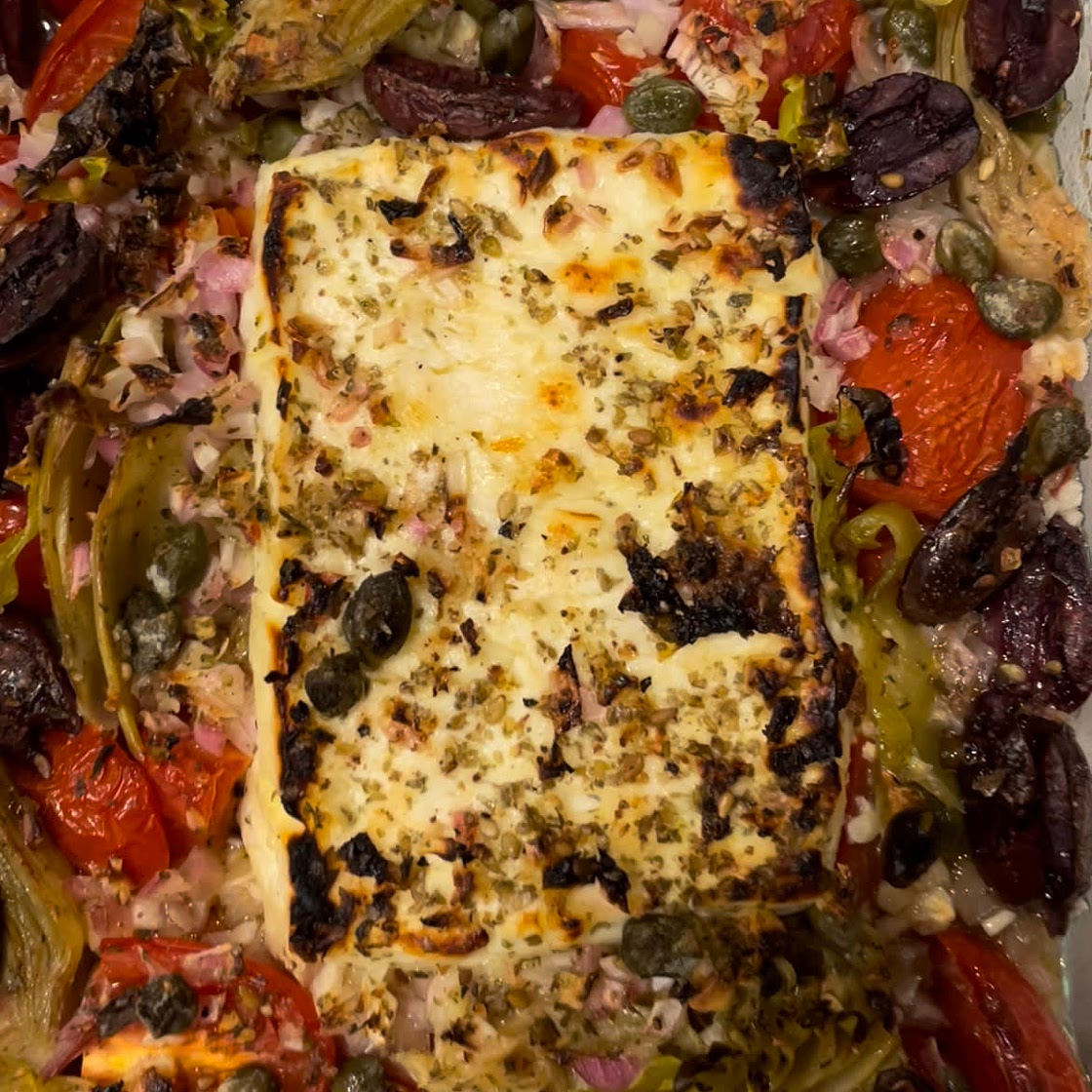 Mediterranean Feta Bake 