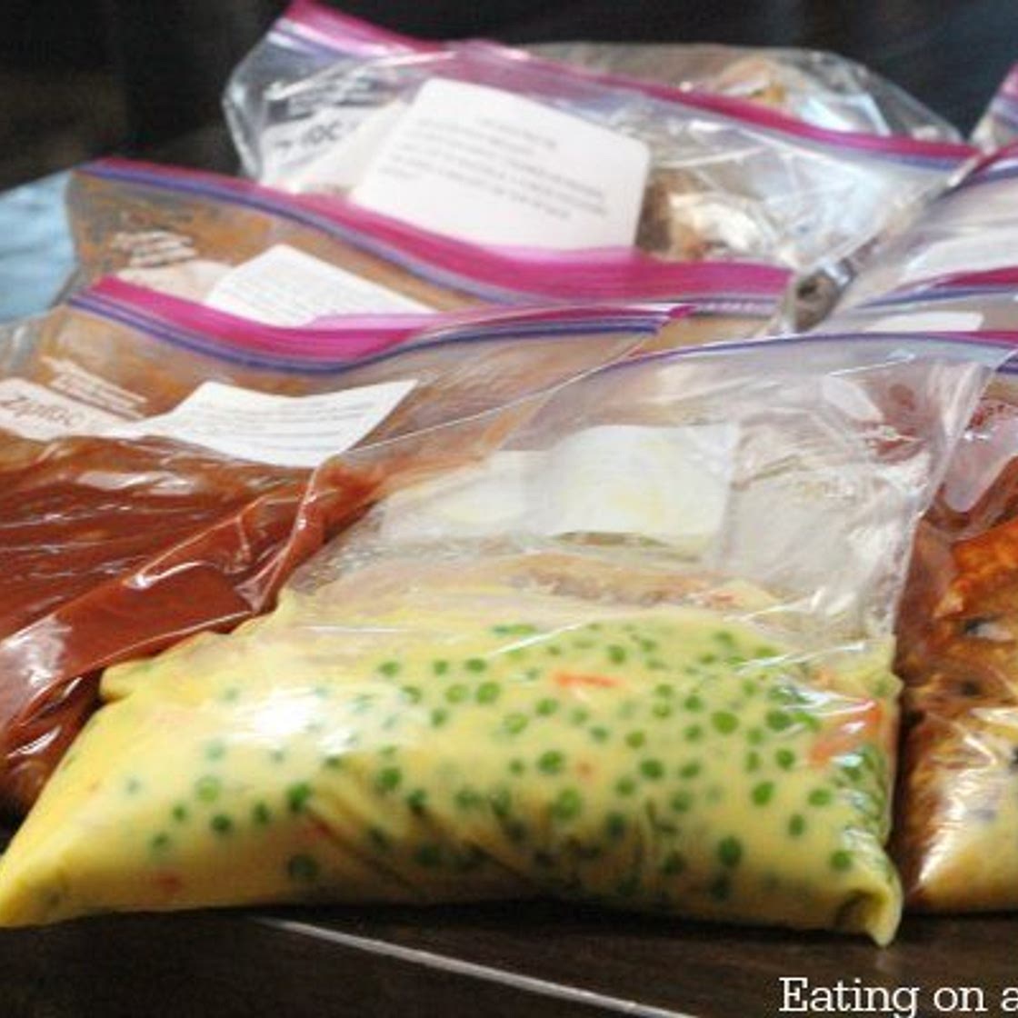 10 CROCK POT FREEZER MEALS IN UNDER AN HOUR