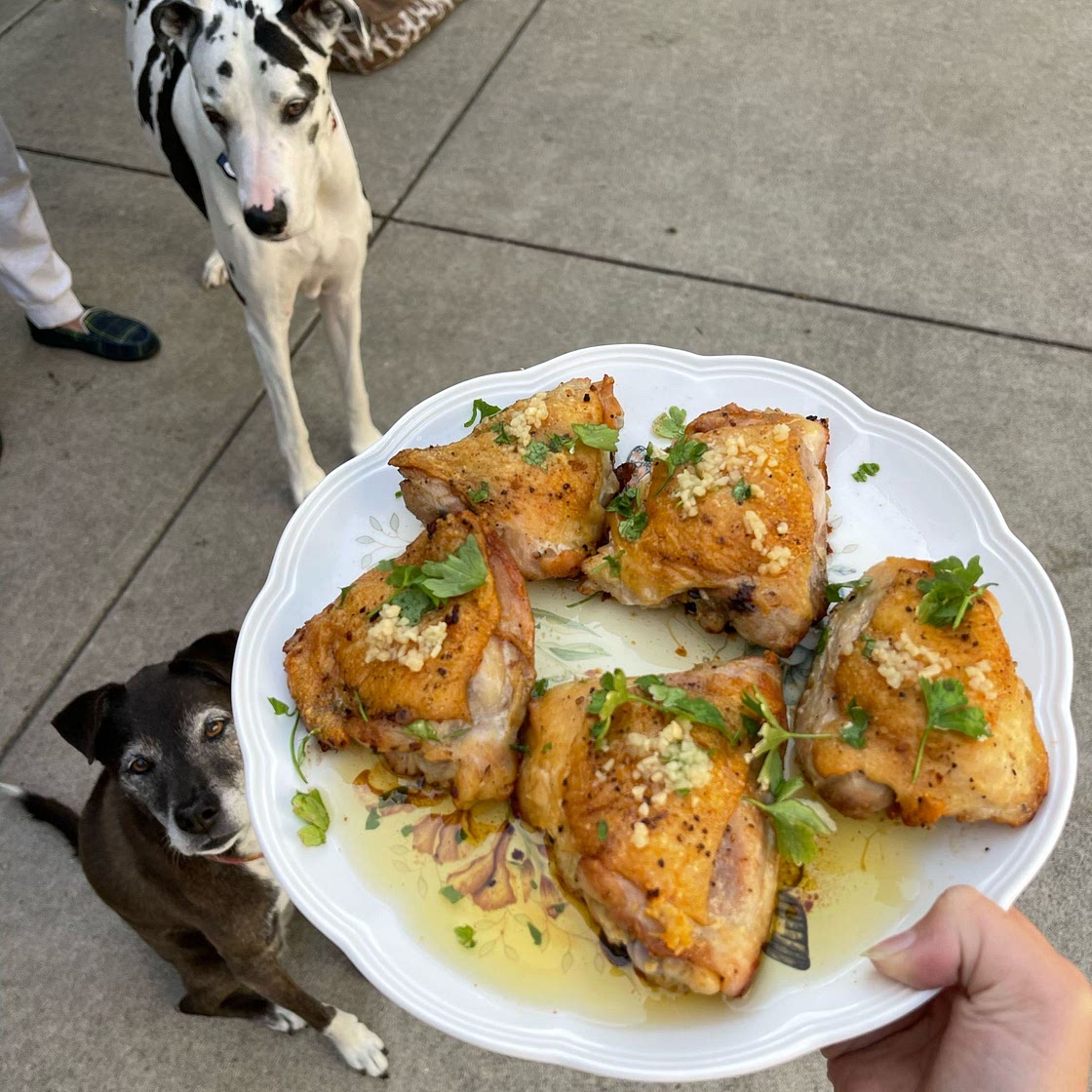Garlic Butter Chicken Thighs