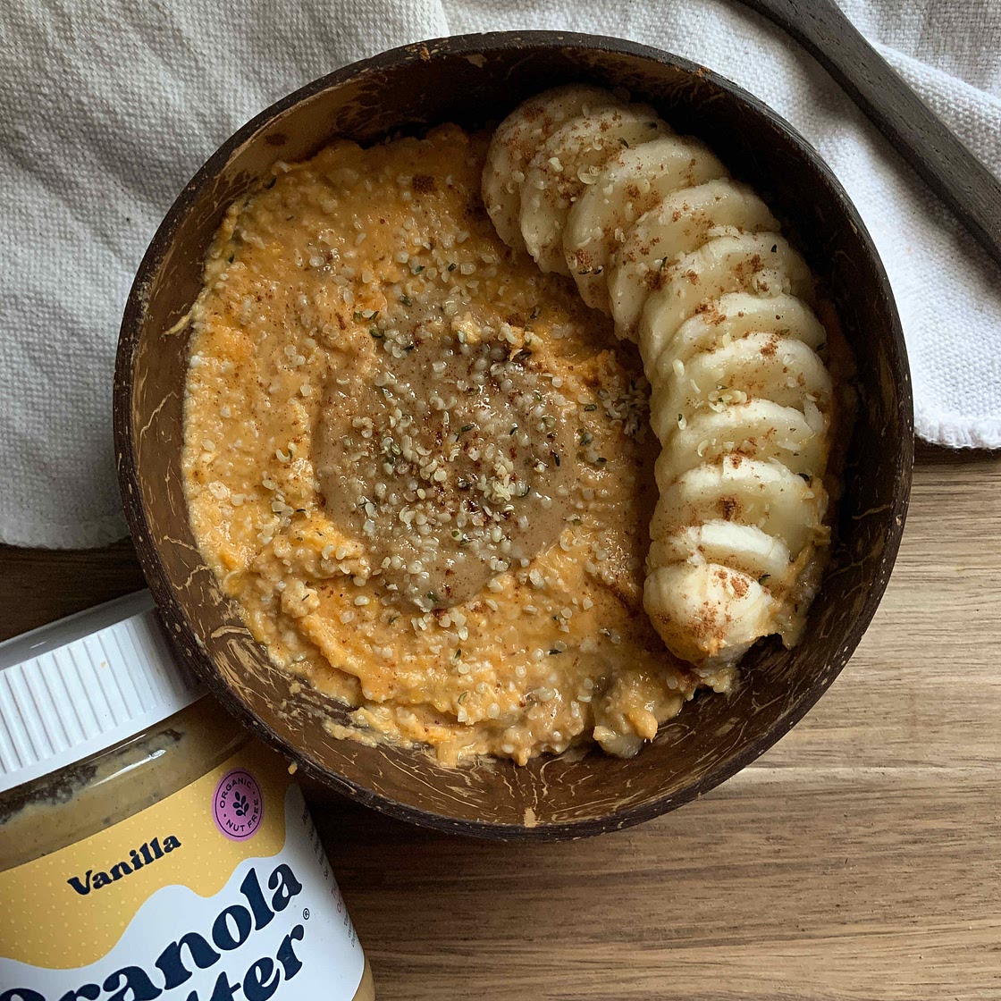 Loaded Sweet Potato Overnight Oats 