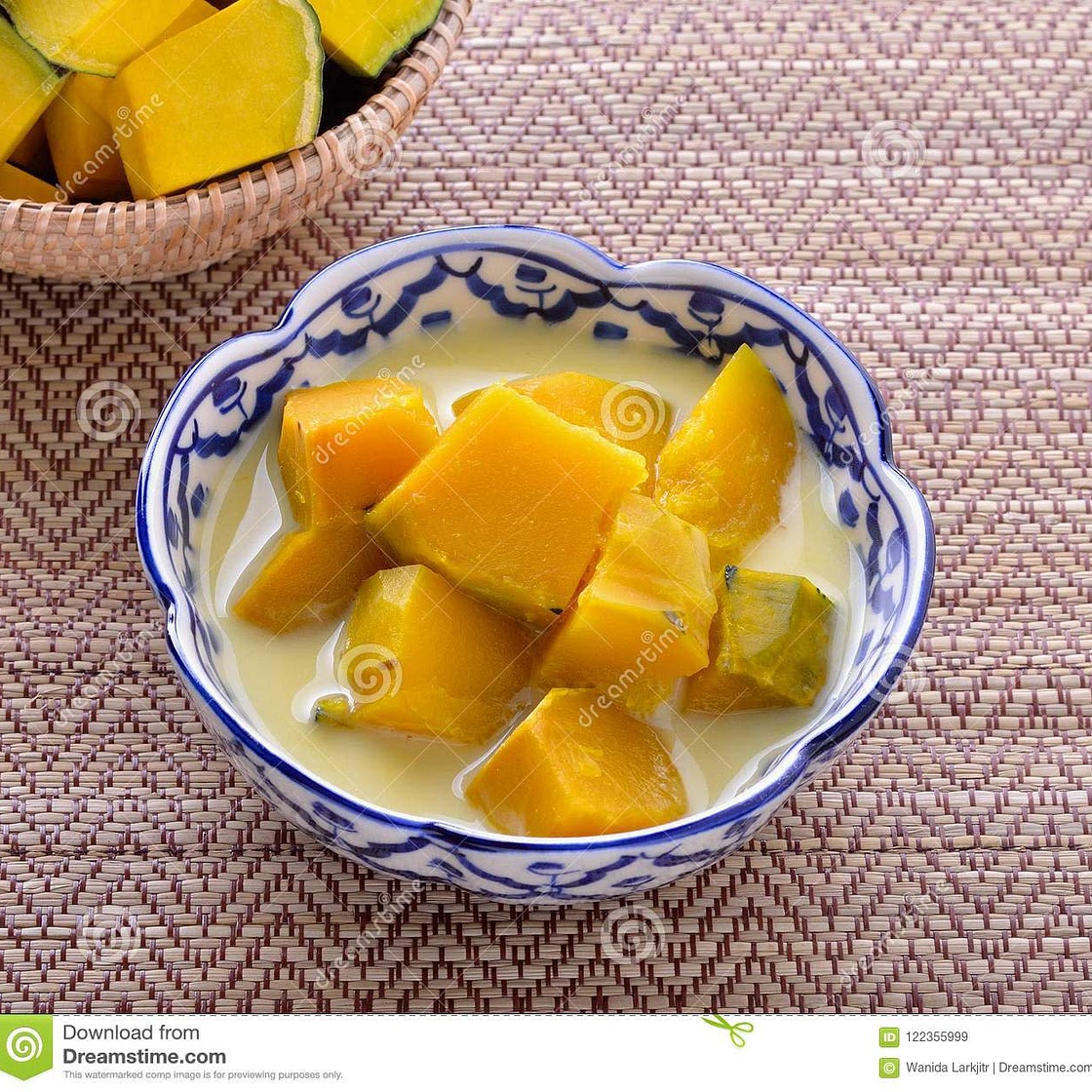 Pumpkin in Coconut Milk