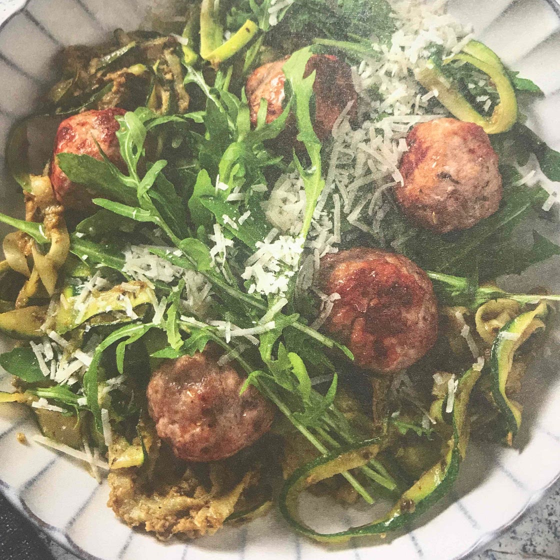 Herbed pork meatballs 