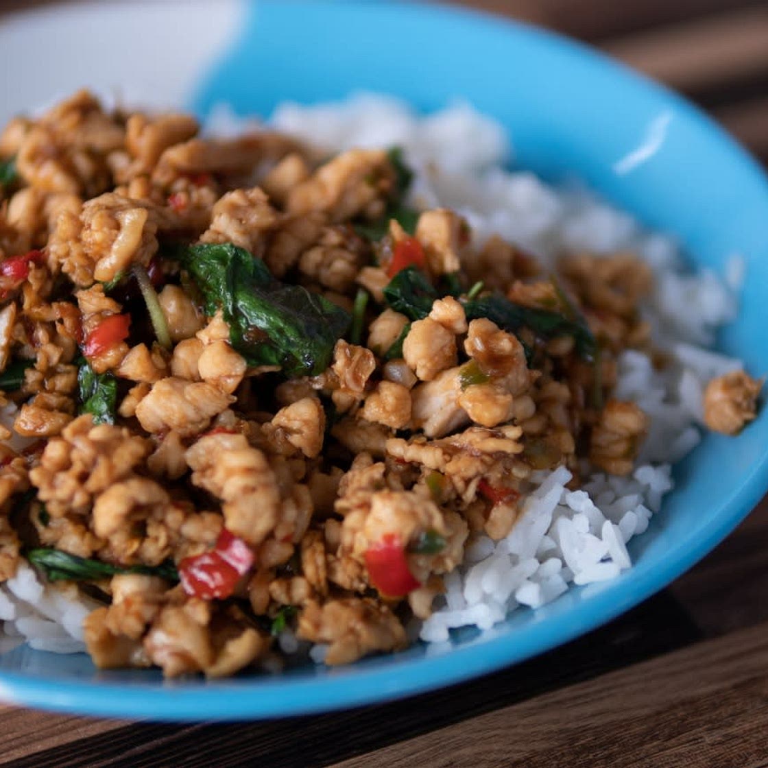 Stir-Fried Chicken with Holy Basil